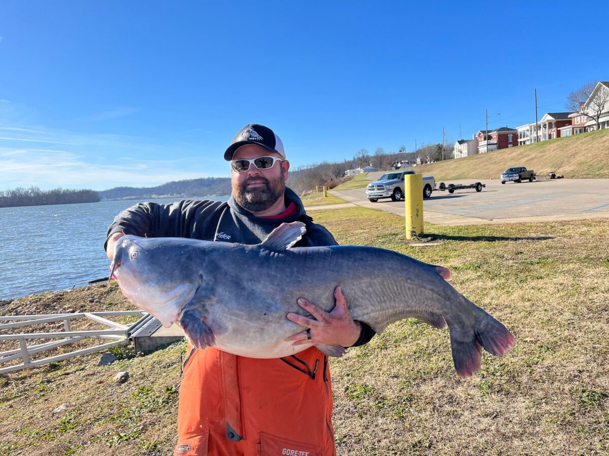 Gov. Justice, WVDNR announce blue catfish state record broken again in
