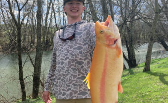 Buckhannon teen catches record-breaking golden rainbow trout